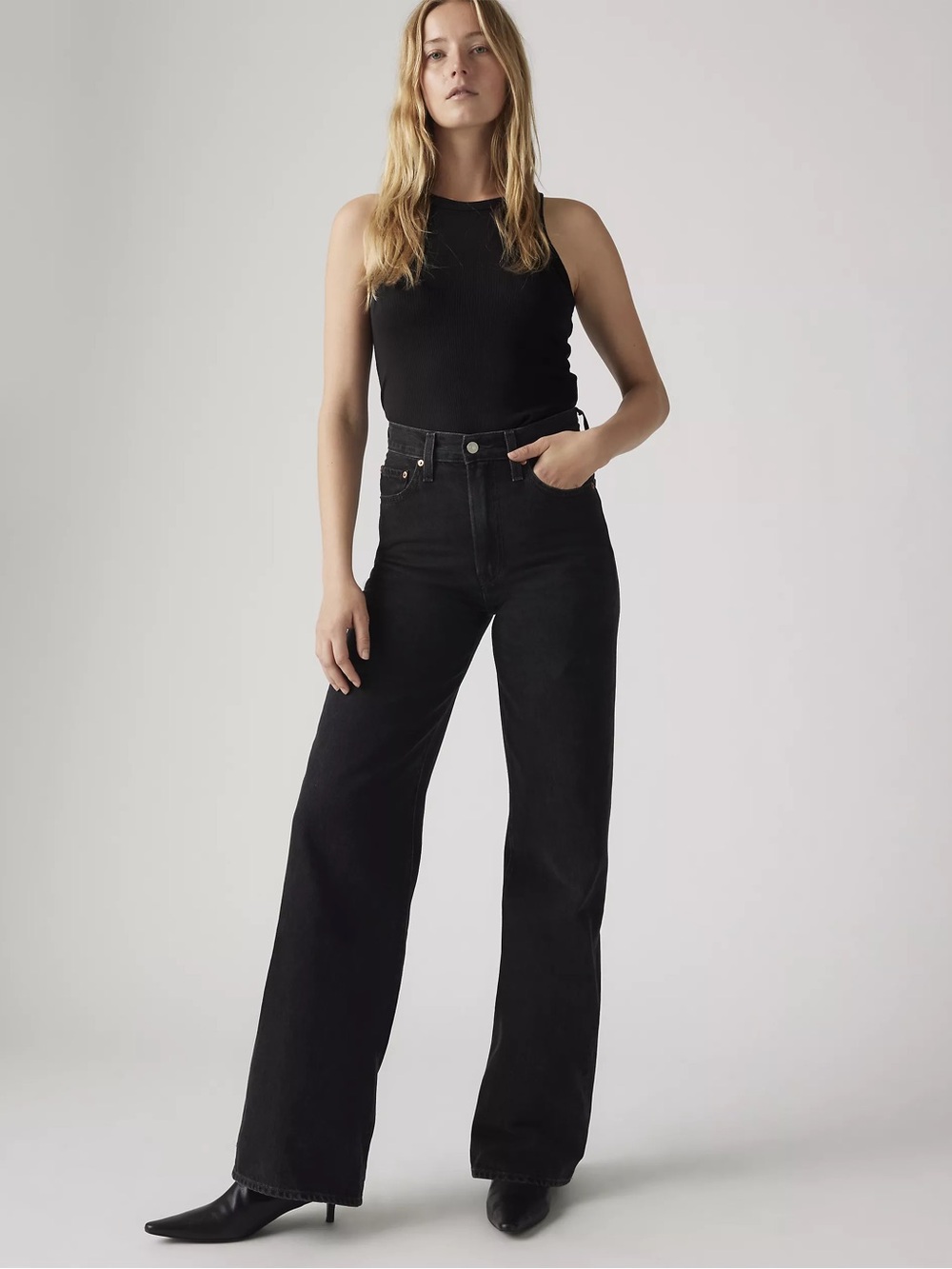 Levi's Ribcage Wide Leg Jeans